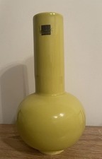 A Scandinavian Style Ben De Lisi Vintage Lime Green Ceramic Bud Vase