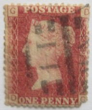 Queen Victoria 1d Red Letters