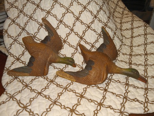 Vintage set wood flying - of, 2