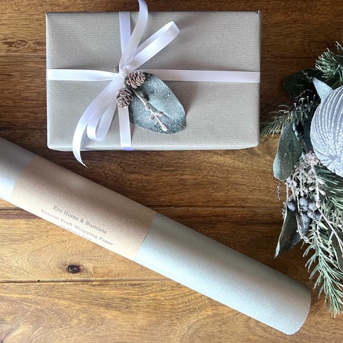 Christmas wrapping paper eco - paper,