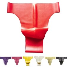 Mens Seamless Latex Briefs Low