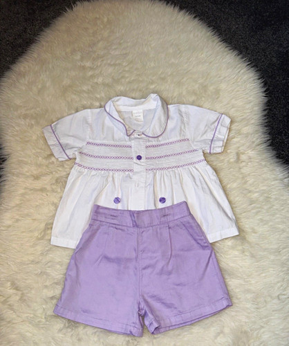 Mabini baby 2pc smocked - 2pc, outfit