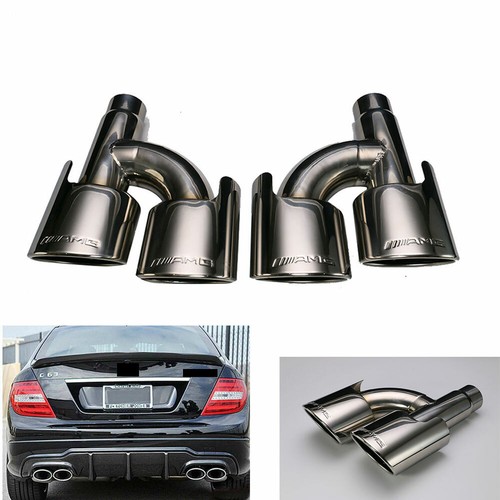 C63 exhaust muffler tips - c63,