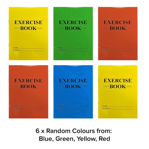 6pk exercise books pages - exercise, 48