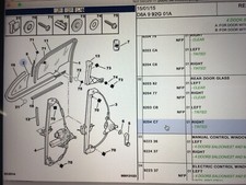GENUINE PEUGEOT 406 1996 -2004 REAR RIGHT SIDE QUARTER WINDOW TINTED 9204C7