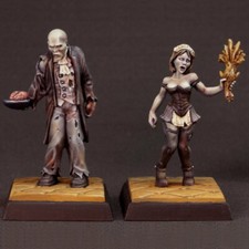 Reaper Dark Heaven Legends 04043 ReaperCon 2018 Barglemore & Camille Zombie D&D