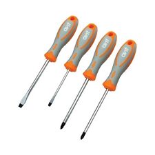 AVIT TOOLS (by CK) Screwdriver Set AV05011 4 Piece Pozidrive and Flat/Slotted