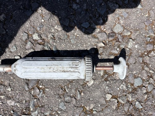 Vintage grease gun - vintage,