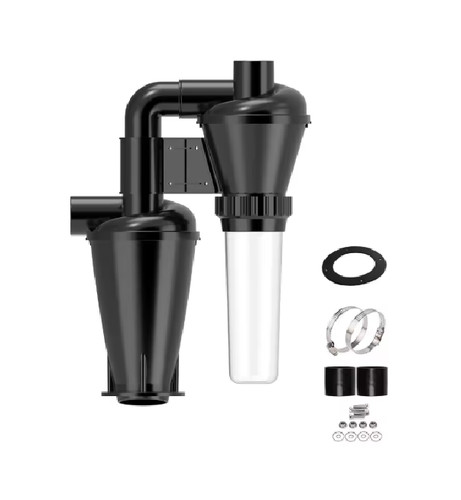 Double filtration cyclone - filtration, dust