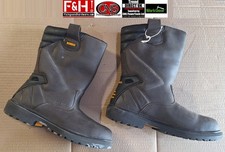 DeWalt Rigger SBP brown leather  safety rigger boot Size 8 Clearance Ex Display