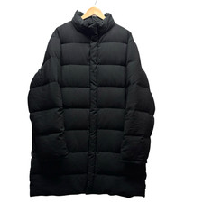 Moncler Mens 4XL Wool Down Puffer Jacket Black Goose Down Parka Coat Hooded Y2K