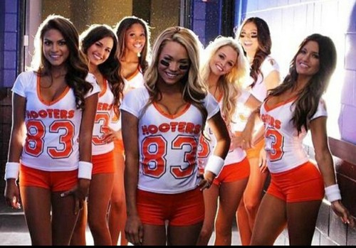 Hooters large uniform top - hooters,