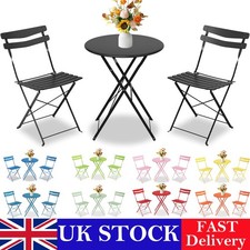 Metal folding bistro set - folding,