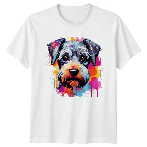 Schnauzer dog face shirt pet - t-shirt,