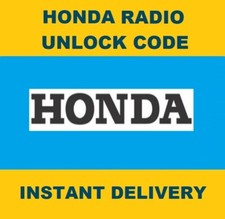 ✅HONDA RADIO UNLOCK PIN CODE