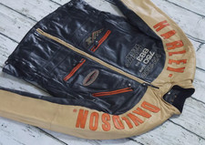 Harley Davidson Mens Rare Vintage Racing Team VR1000 750XR 883R Leather Jacket M