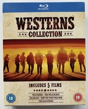The Westerns Collection Blu Ray x5 films immaculate 