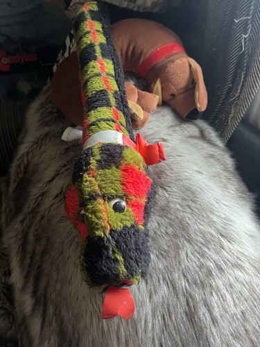 Vintage snake soft toy - soft,