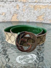 Gucci Monogram Buckle Belt