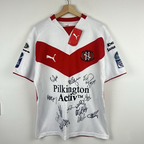 Helens signed rugby shirt - signed,