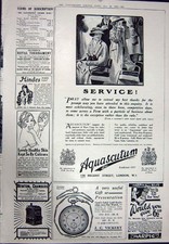 Original old vintage print - old,
