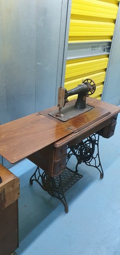 Antique singer sewing - sewing, machine