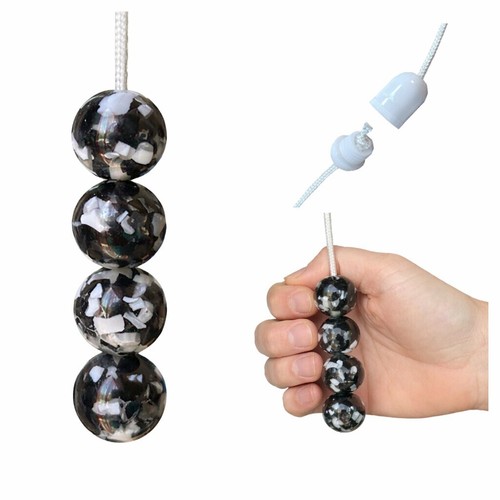 Glossy resin gem style black - resin, &