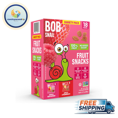 Bob snail fruit snacks variety - bob,