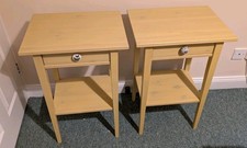 Pair Of IKEA Hemnes bedside