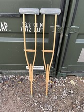 Vintage Rare Pair Crutches