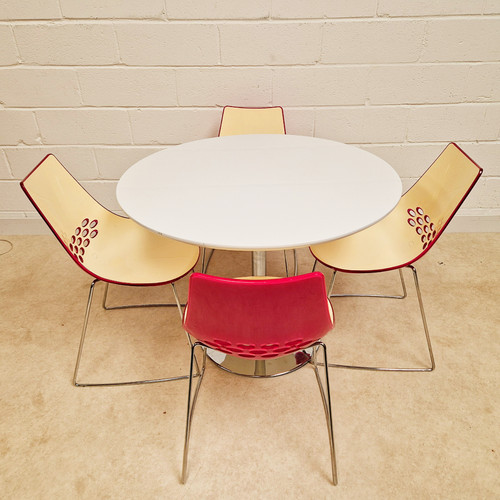 Retro chrome base round - retro,
