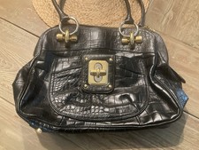 B. MAKOWSKY black Leather Zip