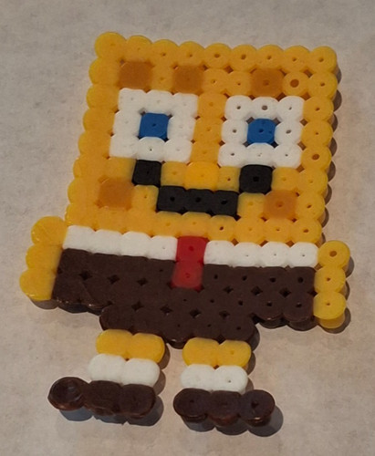 Perler beads spongebob square - perler,