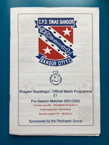 Bangor city tranmere - bangor,