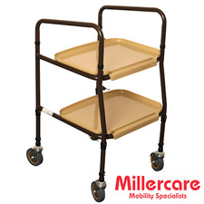 NEW Mobility walker rollator indoor handy trolley with trays adjustable height