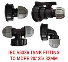 Ibc tank fitting - to, mdpe