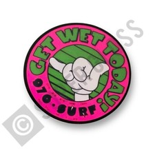 Get Wet Today Surf Sticker -