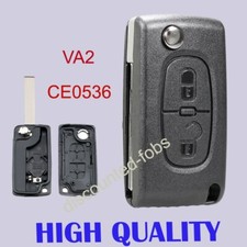 2 Button Flip Key Fob Case For Citroen C3 Picasso Berlingo 2009 -2016 CE0536 VA2
