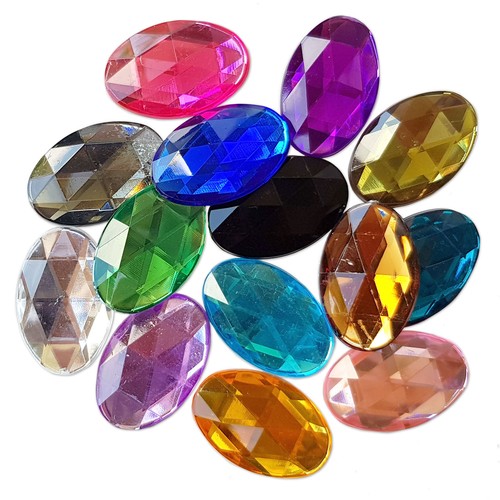 Large 20x30mm flatback oval - large,