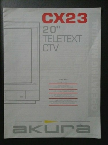 Original akura cx23 - original, tv