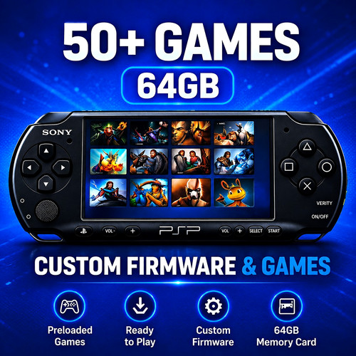 Psp 64gb modded - psp,