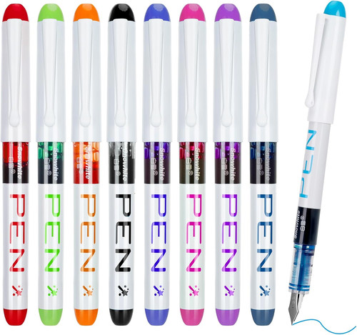Fountain pens pack colored - pens,