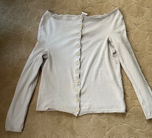 Lilith soft gray cardigan
