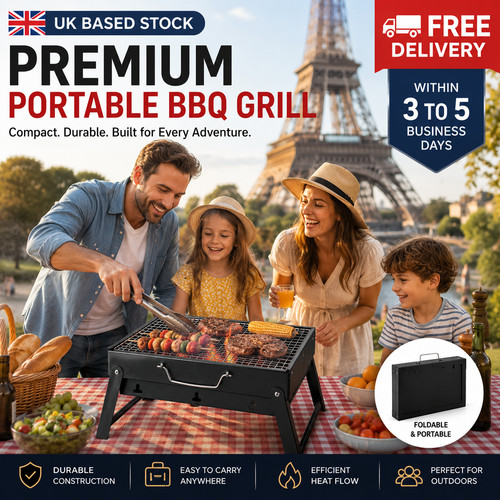 Portable charcoal bbq grill - portable,