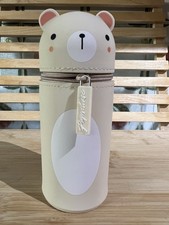 Paperchase 2 in 1 Standup Soft Silicone Cute Bear Vertical Pencil Case