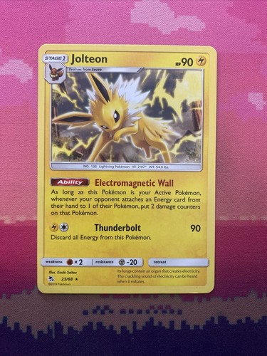 Pokemon card jolteon hidden - card,