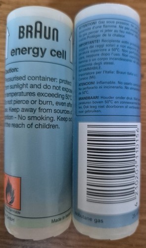 Genuine braun energy blue gas - energy,
