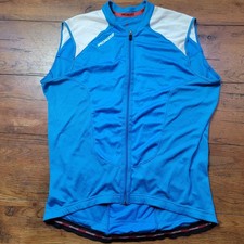 Specialized Mens XL Cycling Jersey 22" P2P (6.5/10) Sleeveless Blue