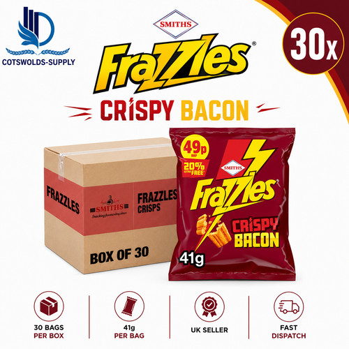 Smiths frazzles bacon crisps - frazzles,