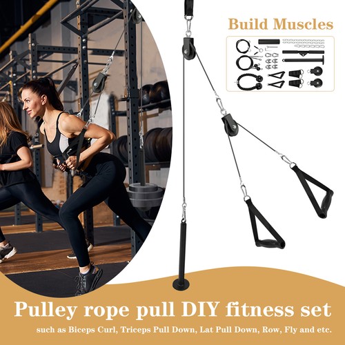 Diy pulley cable machine - pulley,
